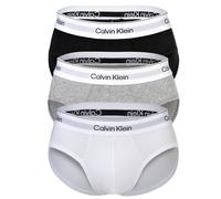 Calvin Klein Herren Slips, 3er Pack - Hip Briefs, Icon Stretch, Logobund XXL Mehrfarbig