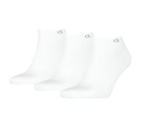 Sneakersocken CALVIN KLEIN "CK MEN SNEAKER", Herren, Gr. 43-46, weiß, Baumwollmischung, normal, Socken Sneakersocken, mit kleinem Rippenbündchen, Cotton-Mix, elastisch (21967637-43) weiß