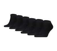 Calvin Klein Herren Sneakersocken, 6er Pack - Men Sneaker Socks 6P, einfarbig, ECOM Schwarz / 39-42 39-42 Schwarz