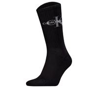 Calvin Klein Herren Socken, 4er Pack - Sock Monogram 4P, Logo, Tennissocken, ECOM 43-46 Schwarz