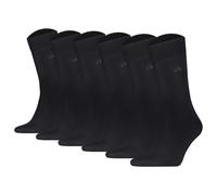 Calvin Klein Herren Socken, 6er Pack - Men Socks 6P, Business-Socken, einfarbig, ECOM 39-42 Schwarz