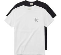 Calvin Klein Herren Ss 30S Classic Micro Monologo Te LV04RF279G Tees, Multi, M