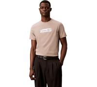 Calvin Klein Herren Ss 30S EU SPW Mtl Stndrd Graphic LV04LG811G Graphic Tees, Braun (Roasted Cashew), S