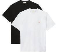Calvin Klein Jeans T-Shirt mit Label-Detail im 2er-Pack in Black, Größe XL