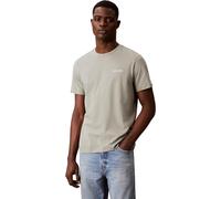 Calvin Klein Herren Ss Micro Logo Crewneck Tee Lv04lc255g T-Shirts, BEIGE (Shadow), 3XL Größen Tall