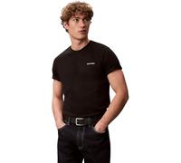 Calvin Klein Herren Ss Micro Logo Crewneck Tee Lv04lc255g T-Shirts, Black (Black), 3XL