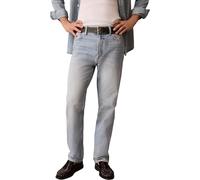 Straight-Jeans CALVIN KLEIN JEANS, Herren, Gr. 32, Länge 32, washed signal, Denim/Jeans, Obermaterial: 100% Baumwolle, straight fit normal, Jeans Straight-Jeans, Regular fit mit Taschen (36173134-32)