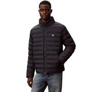 Steppjacke CALVIN KLEIN "LS NYLN MD WT HDD F", Herren, Gr. M, schwarz (schwarz sapphire), Web, Obermaterial: 100% Nylon. Futter: 100% Polyester. Füllung: 100% Polyester, unifarben, regular fit hüftlan