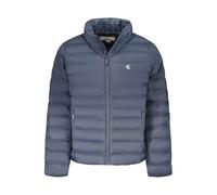 Calvin Klein Herren Steppjacke Nylon Hooded Puffer mit Kapuze, Blau (Ink), L