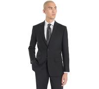 Calvin Klein Herren Suit Pants Business-Anzug Hosen-Set, Massive Holzkohle, 28