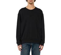 Calvin Klein Herren Sweatshirt mit Rundhalsausschnitt, Schwarz (Black), M