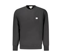 Sweatshirt CALVIN KLEIN JEANS "400GSM TRRY BDG CRWN", Herren, Gr. L, schwarz, Sweatware, Obermaterial: 90% Baumwolle, 10% Polyester, unifarben, casual, klassisch normal, Rundhals, Langarm Bündchen, Sw