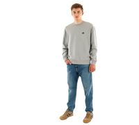 Calvin Klein Herren Sweatshirt Terry Badge mit Rundhalsausschnitt, Grau (Formal Gray), XL