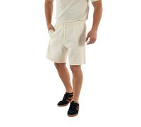 Calvin Klein Herren Sweatshorts Logo Tape Relaxed Fit, Beige (Tofu), L