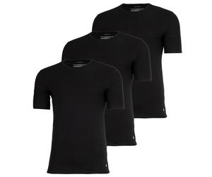 Calvin Klein Herren T-Shirt, 3er Pack - Icon Stretch, Rundhals, Mikrofaser Schwarz / 2XL XXL Schwarz