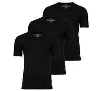 Calvin Klein Herren T-Shirt, 3er Pack - Icon Stretch, V-Ausschnitt, Mikrofaser Schwarz / 2XL XXL Schwarz