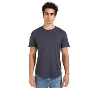Calvin Klein Jeans T-Shirt mit Label-Patch in Dunkelblau, Größe XS