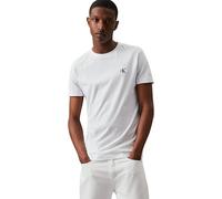 Calvin Klein Herren T-Shirt Kurzarm Ck Essential Slim Fit, Weiß (Bright White), XL