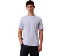 Calvin Klein Herren T-Shirt Kurzarm Classic Monogram Tee mit Rundhalsausschnitt, Blau (Casual Blue), XL