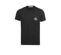 Calvin Klein Herren T-Shirt Kurzarm Core Monologo Rundhalsausschnitt, Schwarz (Ck Black), 3XL