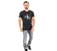 Calvin Klein Herren T-Shirt Kurzarm Core Monologo Slim Fit
