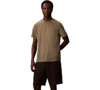 Calvin Klein Ss Micro Logo Crewneck Dusty Olive Größe: L | Basic T-Shirts Outlet | Herren | Grün