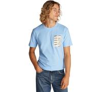 Calvin Klein Jeans T-Shirt mit Label-Print in Hellblau, Größe XS