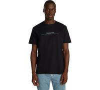 Calvin Klein Herren T-Shirts Kurzarm Minimal Logo Tee Rundhalsausschnitt, Schwarz (Ck Black), XL