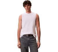 Calvin Klein Jeans Herren ärmelloses T-Shirt LV04RF273G Weiß Größe M