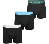 Calvin Klein Herren Trunk 3PK Unterwäsche, B-Jade Sea/Sky High/Sleek Silver, S