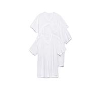 Calvin Klein Herren Undershirts Cotton Classics 3 Pack V Neck Tshirts Hemd, weiß, Groß (3er Pack)