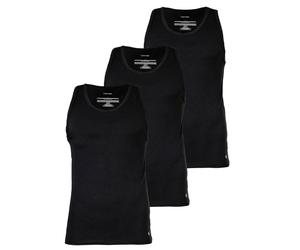 Calvin Klein Herren Unterhemden, 3er Pack - Icon Stretch, Tank Top, Baumwoll-Mix Schwarz 3XL