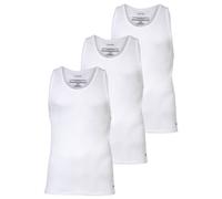 Calvin Klein Herren Unterhemden, 3er Pack - Icon Stretch, Tank Top, Baumwoll-Mix Weiß 4XL