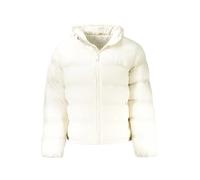 Calvin Klein Jeans Regular Fit Steppjacke mit Logo-Print Modell 'Monogram' in Offwhite, Größe S