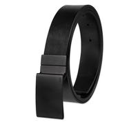 Calvin Klein Herren Wendegürtel mit Plakette Schnalle - Schwarz - Small