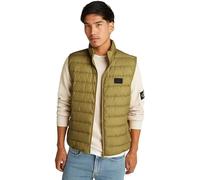 Calvin Klein Herren Weste Down Vest Steppweste, Grün (Gothic Olive), M