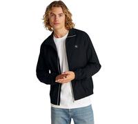 Calvin Klein Herren Windbreaker Jacke Crisp Cotton Harrington Leicht, Schwarz (Ck Black), M