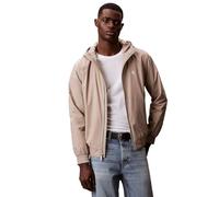 Calvin Klein Herren Windbreaker Jacke Hooded Ripstop Harrington mit Kapuze, Beige (Vintage Khaki), 2XL