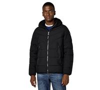 Calvin Klein Herren Wintermantel - Puffer-stretchjacke mit Sherpa-Kapuze Jacke, Ebenholz, M