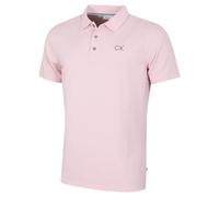 Calvin Klein Herren Zentral Eco Wicking Golf-Polo-Hemd - Baby Rosa - L