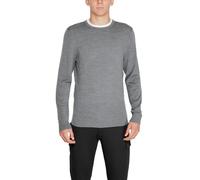 Calvin Klein Herrenpullover Graue Eleganz 100% Wolle Herbst/ - Größe: M