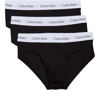 Calvin Klein Slips 0000u2661g – 3er-Pack Baumwoll-Mix Schwarz/Weiß – XS