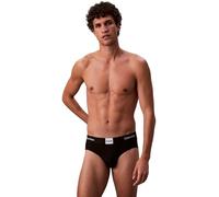 Calvin Klein Herrenslip CK 3 Stück sichtbare elastische Mikrofaser-Unterhose Artikel NB3073A HIP Brief 3PK