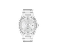 Calvin Klein Uhr mit DREI-Zeiger-Quarzwerk und Kalender für Herren Kollektion DISTINGUISH mit Edelstahlarmband