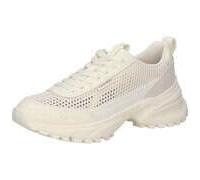 Plateausneaker CALVIN KLEIN "HIKE RUNNER LACEUP MESH", Herren, Gr. 39, creme, Lederimitat, Textil, Mesh, unifarben, Basic, Schuhe Plateausneaker, Chunky Sneaker, Halbschuh, Freizeitsneaker mit Profils