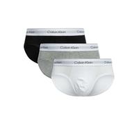 Calvin Klein Herren-Slip Hip Brief 3er-Pack Logobund Schwarz XXL