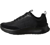 CK Calvin Klein Herren Sneaker mit Leder Besatz Modell 'LIGHT EVA' in BLACK, Größe 44