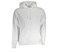 Calvin Klein Jeans Herren MONOLOGO Sleeve Badge J30J314036 Hoodies, Weiß (Bright White), XL
