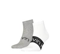 Sneakersocken mit Label-Print im 2er-Pack Modell 'RIBBO' 39/42 men Weiss