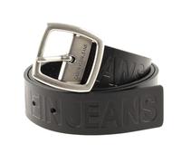 Calvin Klein J Adjustable Leather Belt W110 Black - kürzbar